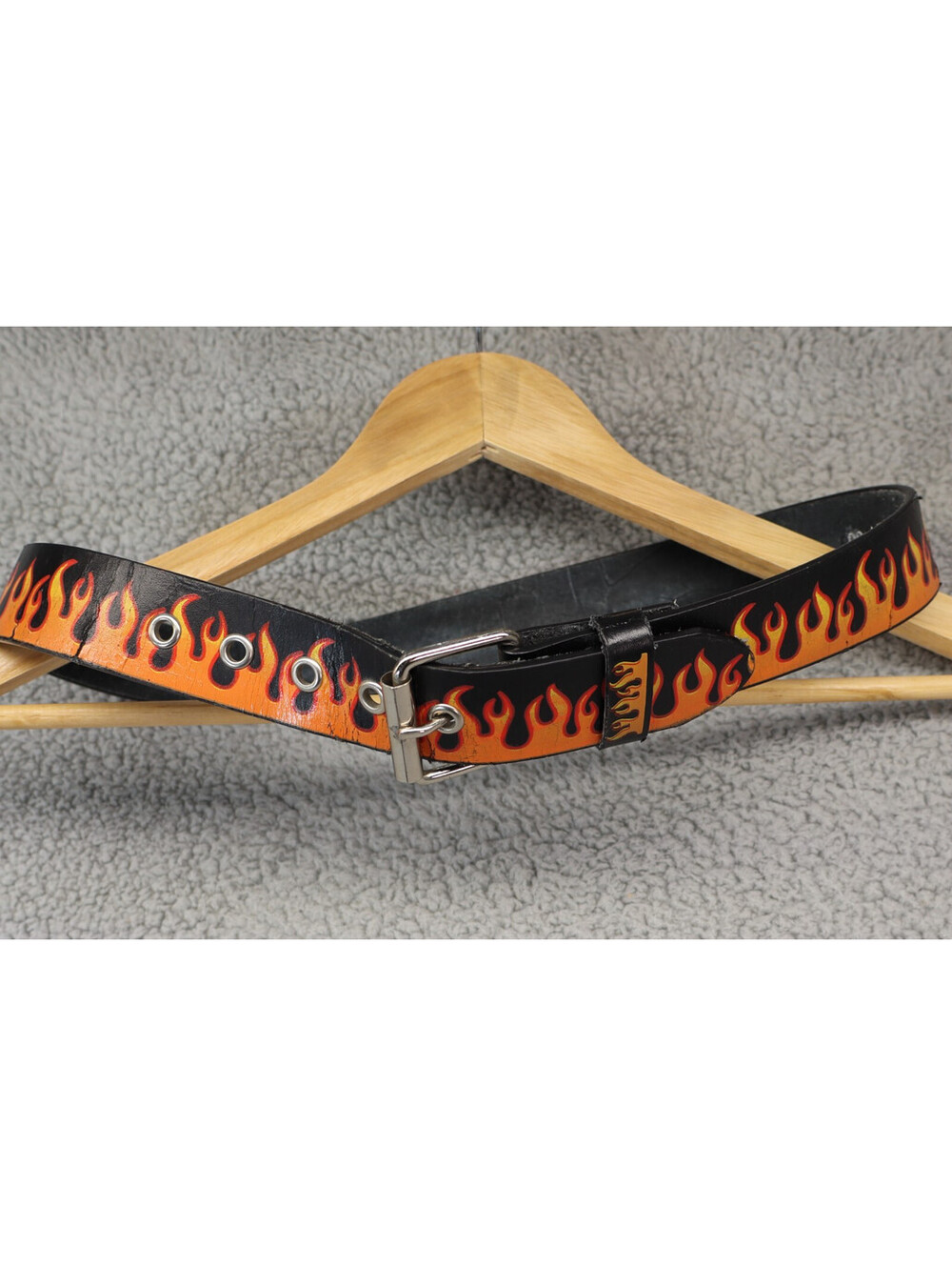 Hot Leathers Belt 30 Part Number BR9005 Flames
